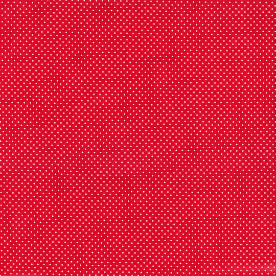 Fabric Traditions Red Polka Dot Cotton Fabric